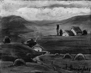 The Farm At Chatham — George Benjamin Luks, Ashcan School