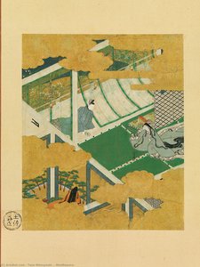 “mistflowers” — Tosa Mitsuyoshi, Ukiyo-e