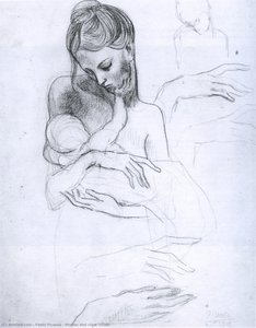 Mother And Child (study) — Pablo Picasso