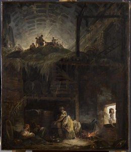 La Grange Ou La Villa Du Pape Jules — Hubert Robert, Romanticism