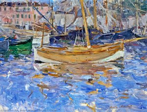 The Port Of Nice — Berthe Morisot, Impressionism
