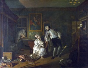 Marriage A-la-mode - 5, The Bagnio — William Hogarth, 18th Century Satire