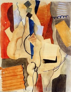 Smoking In The Shelter — Roger De La Fresnaye, Cubism