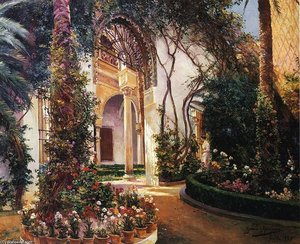 Seville Patio — Manuel García Y Rodríguez