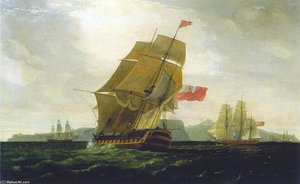 Hms Diadem At Capture Of Good Hope — Thomas Whitcombe