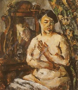 The Woman In Front Of A Mirror — Pyotr Konchalovsky