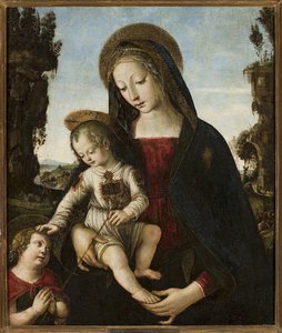 Madonna With Child Jesus And St. John — Пинтуриккио