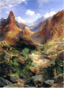 Bright Angel Trail — Thomas Moran