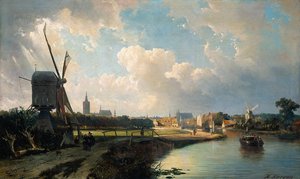 View Of The Hague — Cornelius Springer