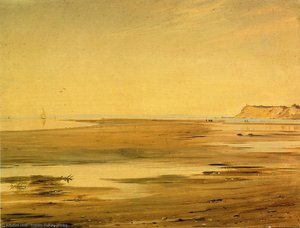 Crane Neck Across The Marsh — William Sidney Mount, American Genre Painting
