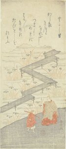 Eight-platform Bridge — Suzuki Harunobu