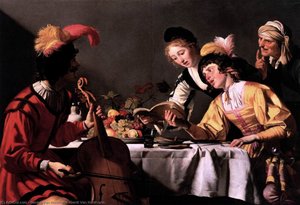 The Concert — Gerard Van Honthorst, Baroque