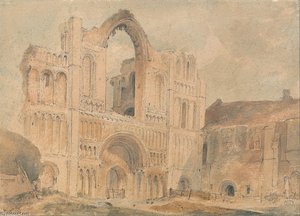 Castle Acre Priory, Norfolk, West Front — John Sell Cotman