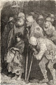 Spanish Beggars From Burgos — Paul Gustave Doré, Romantic Realism