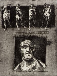 Thomas And The Four Tempters Iii, From The Portfolio Murder In The Cathedral — Frank Rampolla