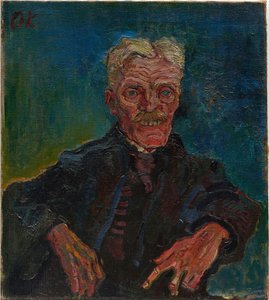 Alter Mann (vater Hirsch) — Oskar Kokoschka, Expressionism