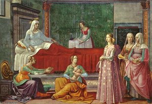 Birth Of St John — Domenico Ghirlandaio