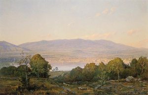 Sundown At Centre Harbor, New Hampshire — William Trost Richards