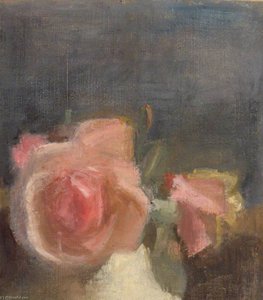 Pink Roses — Victor Pasmore