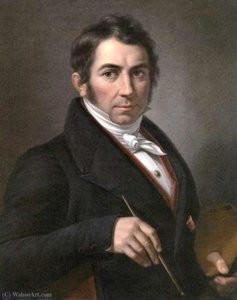 Self-portrait in Uffizi Gallery