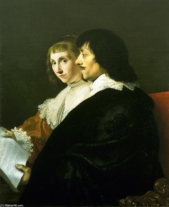 Double Portrait Of Constantijn Huygens