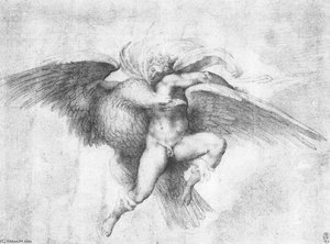The Rape Of Ganymede — Giulio Clovio