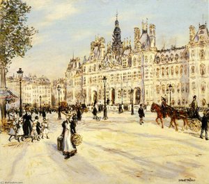 The Hotel De Ville De Paris — Jean-françois Raffaelli