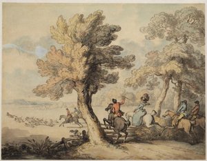 The Hunt — Thomas Rowlandson, Rococo