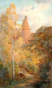 A Hop Kiln — William Herbert Allen