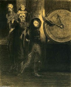 The Mask Of The Red Death — Odilon Redon