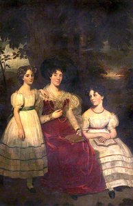 Mrs Ferrier And Daughters — Sir John Watson Gordon