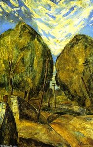 Landscape (also Known As Entry Into Shady Brook) — Alfred Henry Maurer