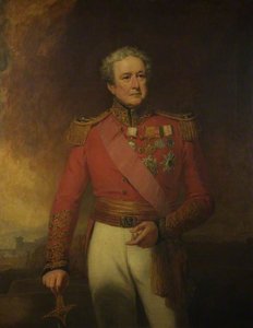 Major General Sir Robert Henry Sale (1782–1845), Second Light Infantry — George Clint