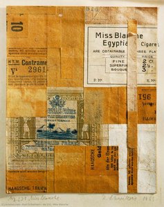 Mz 231. Miss Blanche — Kurt Schwitters