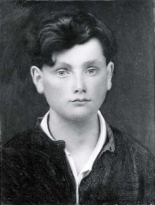 Head Of A Boy, (painting) — George De Forest Brush