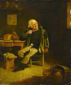 Old Man Smoking — Nicholas Matthew Condy