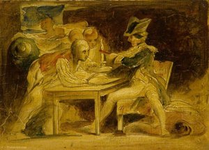 Nelson Sealing Dispatches Off Copenhagen — Sir David Wilkie