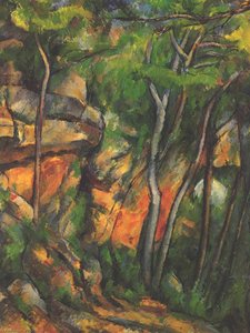 In The Park Of The Chateau Noir — Paul Cézanne, Post-impressionism