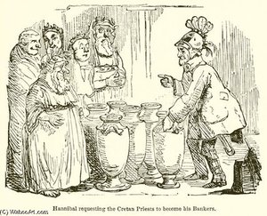 Hannibal Requesting The Cretan Priests To Become — John Leech