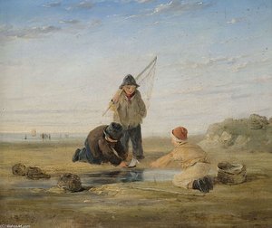 Children At The Seashore — James Baker Pyne