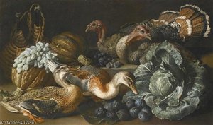 A Still Life Of Ducks, Turkeys