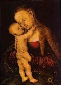 Virgin And Child 1 — Lucas Cranach The Elder