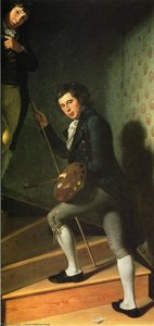 The Staircase Group (also Known As Raphael And Titian Ramsey Peale) — Charles Willson Peale, Neoclassical Realism