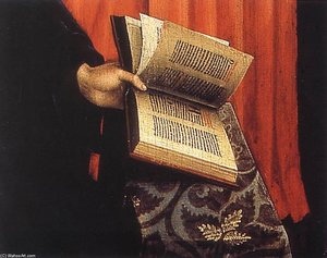 The Annunciation (detail) (8) — Rogier Van Der Weyden, Early Netherlandish Renaissance