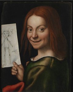 Portrait of a Young Man with a Child