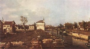The Brenta Canal At Padua — Canaletto