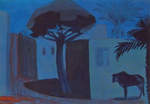 Night Landscape. Egypt. — Martiros Sarian