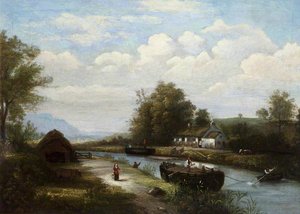 Scene on the River Lagan near Belfast