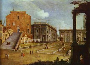 Capitol Square In Rome — Canaletto