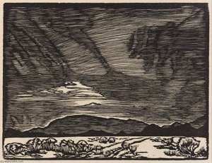 The Desert — Howard Cook, Expressionism
